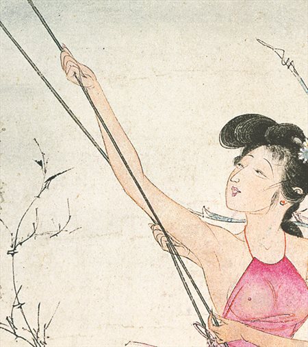 深圳-胡也佛的仕女画和最知名的金瓶梅秘戏图